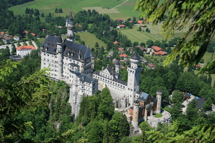 Neuschwanstein castle Fussen Germany King Ludwig