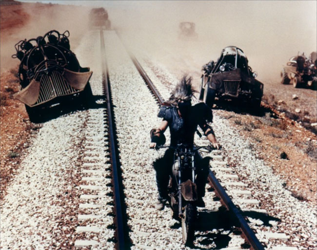 Mad Max Mel Gibson Beyond Thunderdome Chase Train
