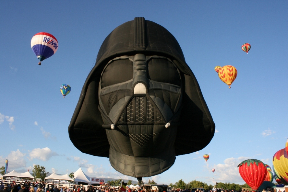 Darth Vader hot air balloon reno balloon races 2012