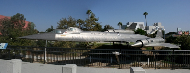 Lockheed A-12 Blackbird trainer California Science Museum Los Angeles