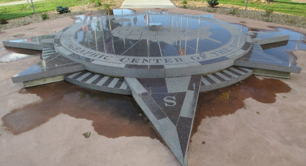 The geographical centre of the United States in nearby Belle Fourche  South Dakota