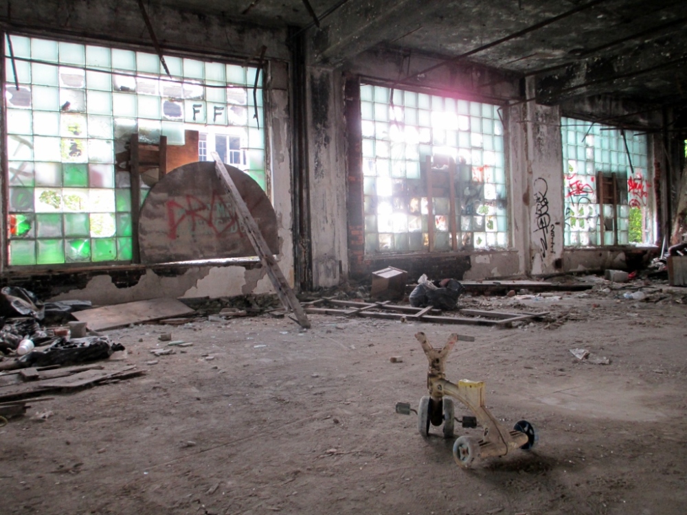 Packard Automotive Plant Abandoned Detroit Michigan USA
