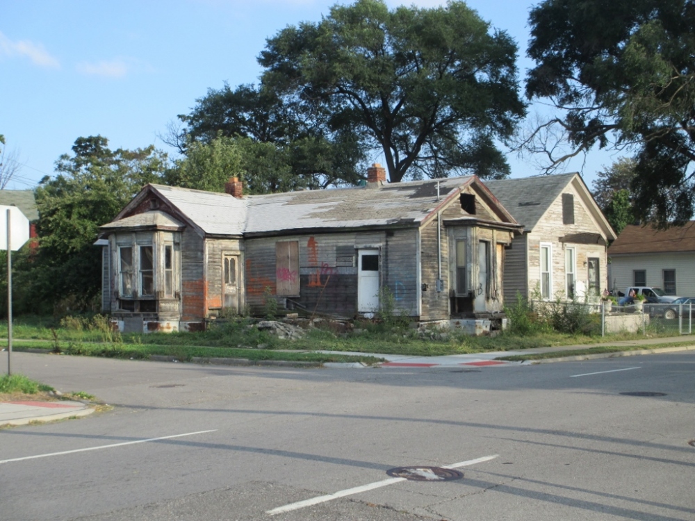 Abandoned house detroit MI
