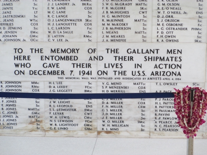 USS Arizona Shrine