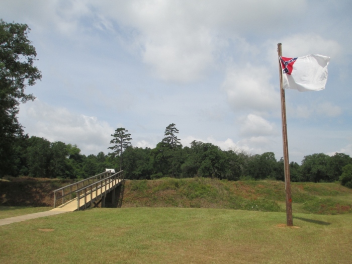 The ramparts of the old Confederate fort at Andersonville