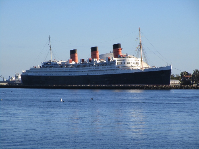 RMS Queen Mary today in Long Beach, California