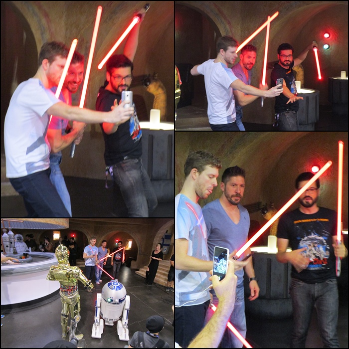 Lightsaber fun with Ray Park Star Wars Celebration 2015