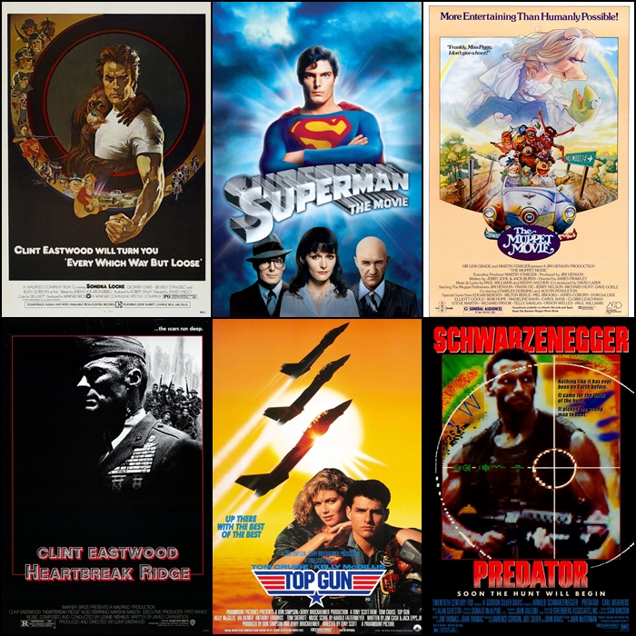 Just some of the movies I saw at a drive-in as a kid/teenager