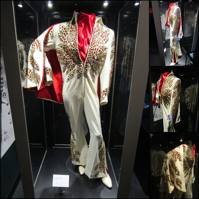 Red Flame jumpsuit 1973 Elvis the Exhibition Las Vegas