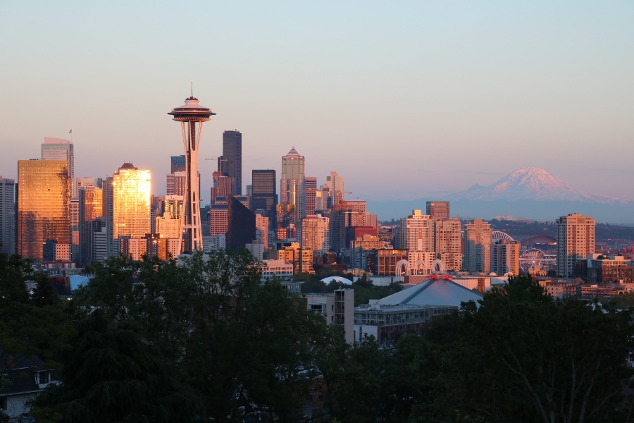view of Seattle from Kerry Park