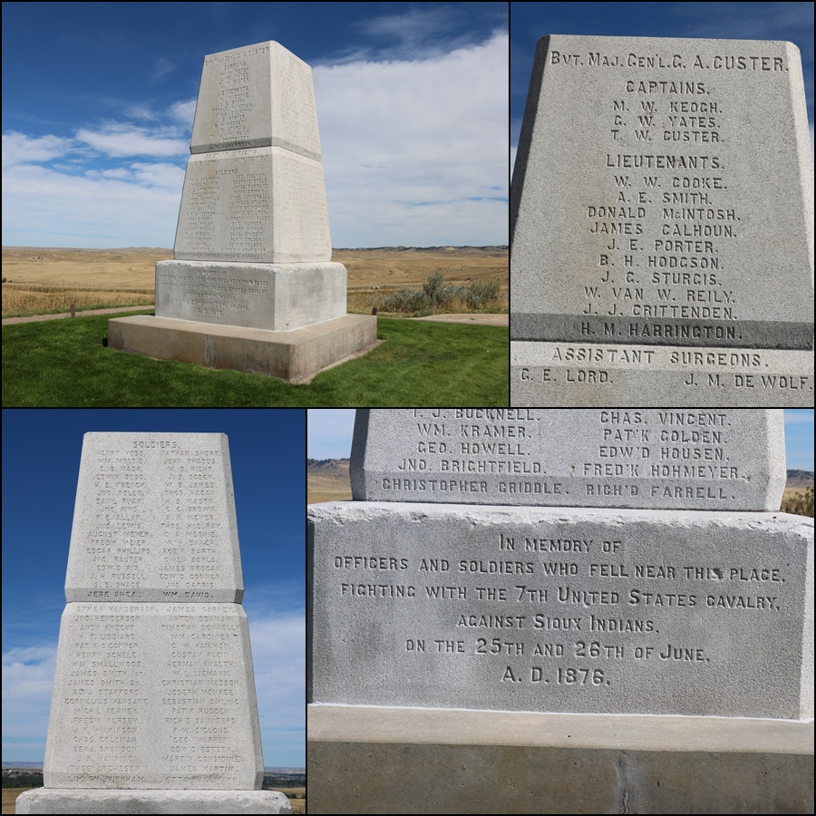 US 7th Cavalry Memorial on Last Stand Hill Little Bighorn Battlefield National Monument